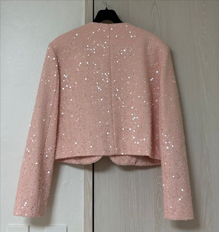 바이씨니 제작 러브스팽글자켓 핑크--3