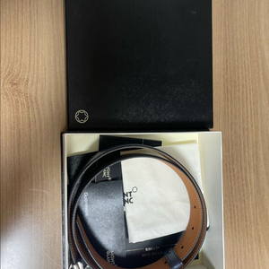 몽블랑 벨트 네이비