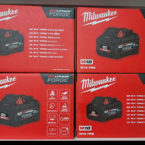 밀워키 고출력 배터리 18v8ah m18fb8