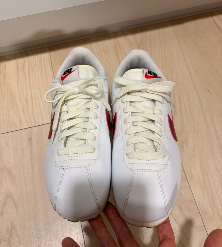 나이키 코르테즈 흰빨 핑크포인트 운동화 250--3