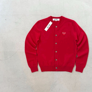 꼼데가르송 레드와펜 라운드 가디건