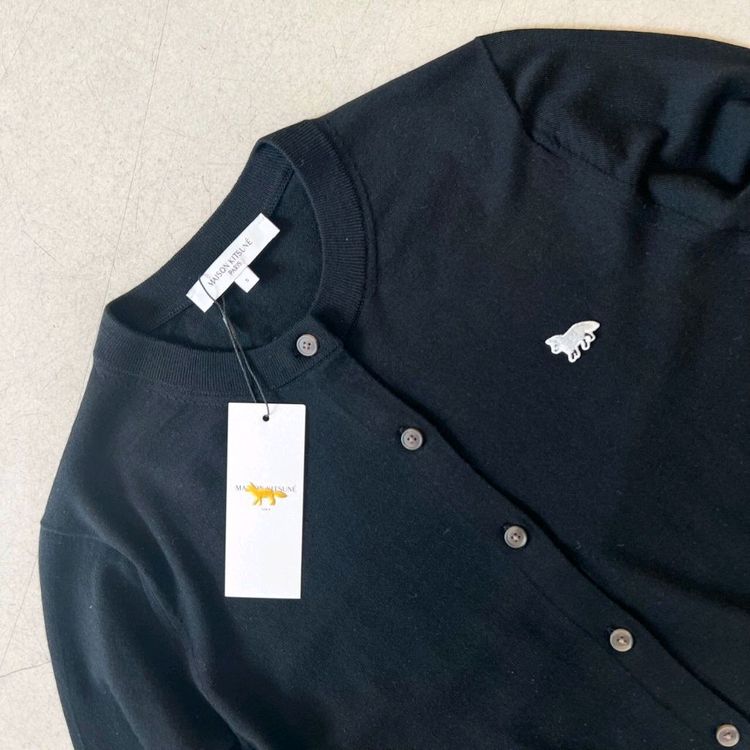 메종키츠네 베이비폭스 레귤러 가디건--1