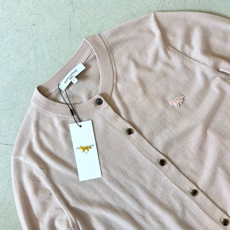 메종키츠네 베이비폭스 레귤러 가디건--6