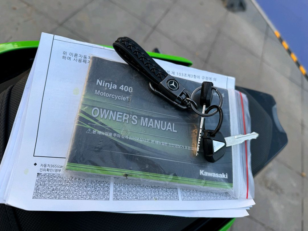 가와사키 닌자400 18년식 풀튜닝풀옵션 abs 팝니다--8