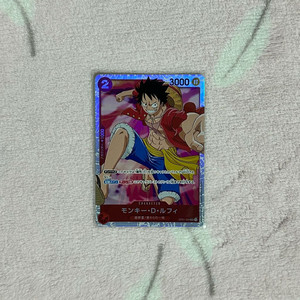 원피스 카드 게임 루피 1탄 SR 레어 이미지