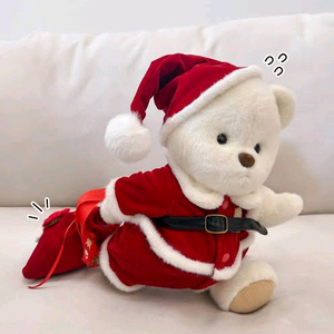 테디테일즈 레나베어 단모 M 크림 정품 산타 당근토끼핑크 원피스 이미지