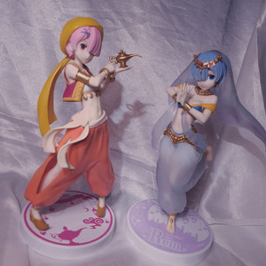 리제로 렘 람 아라비안 미소녀 피규어 일괄 이미지