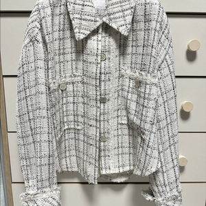 보브 트위드 셔츠형 자켓 55