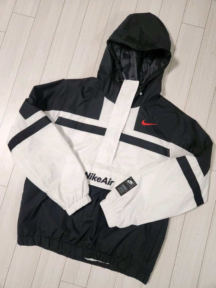 나이키 스포츠웨어 에어 우븐 아노락 바람막이 자켓 화이트 블랙 사이즈M여러 중고사이트에도 같이 판매하고 있어서 삭제--11