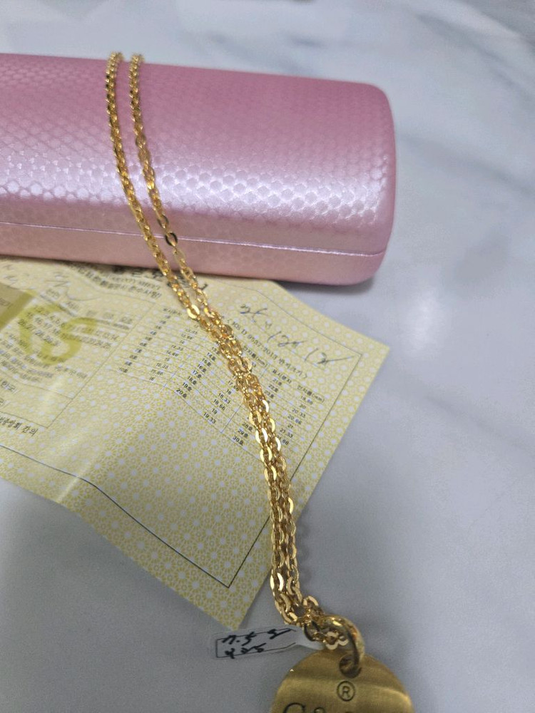 24k 순금 5돈 목걸이--3