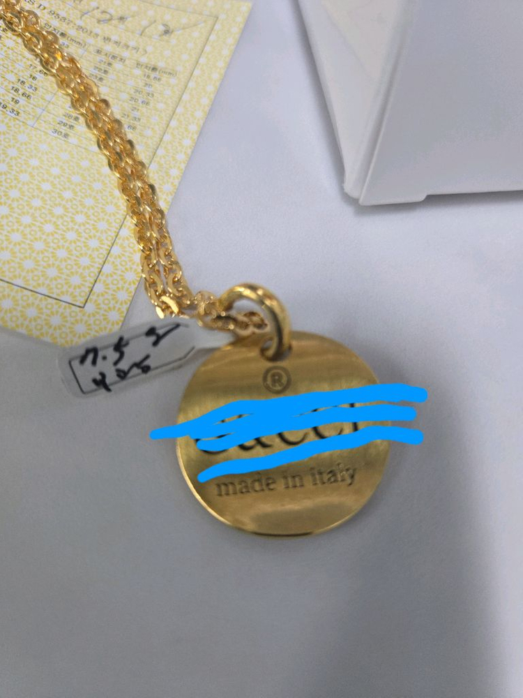 24k 순금 5돈 목걸이--5