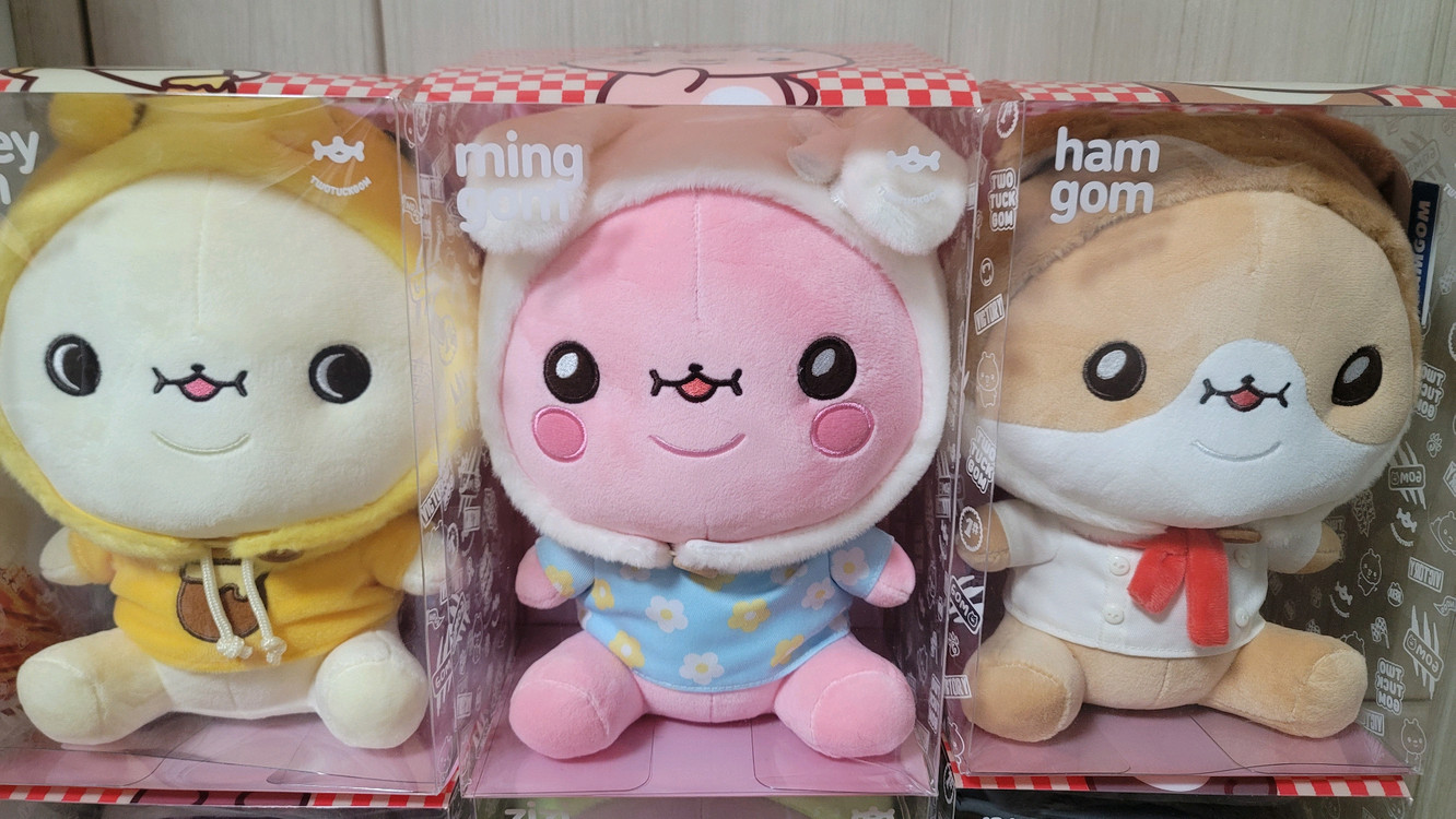 몬스타엑스 투턱곰 인형굿즈 6종 완전체 풀세트 새상품--7