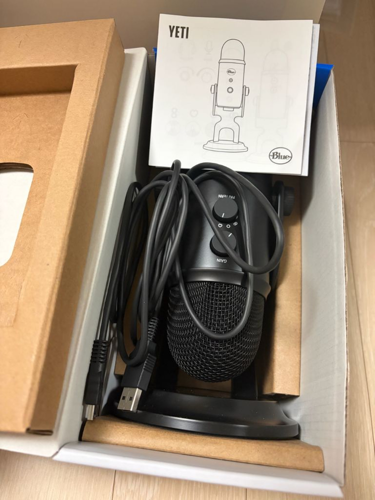 로지텍 Blue Yeti 블루 예티 USB 마이크 이미지