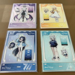 블루아카이브 4컷 코믹 특별판 아크릴 스탠드 4종 미개봉 미사용 새상품