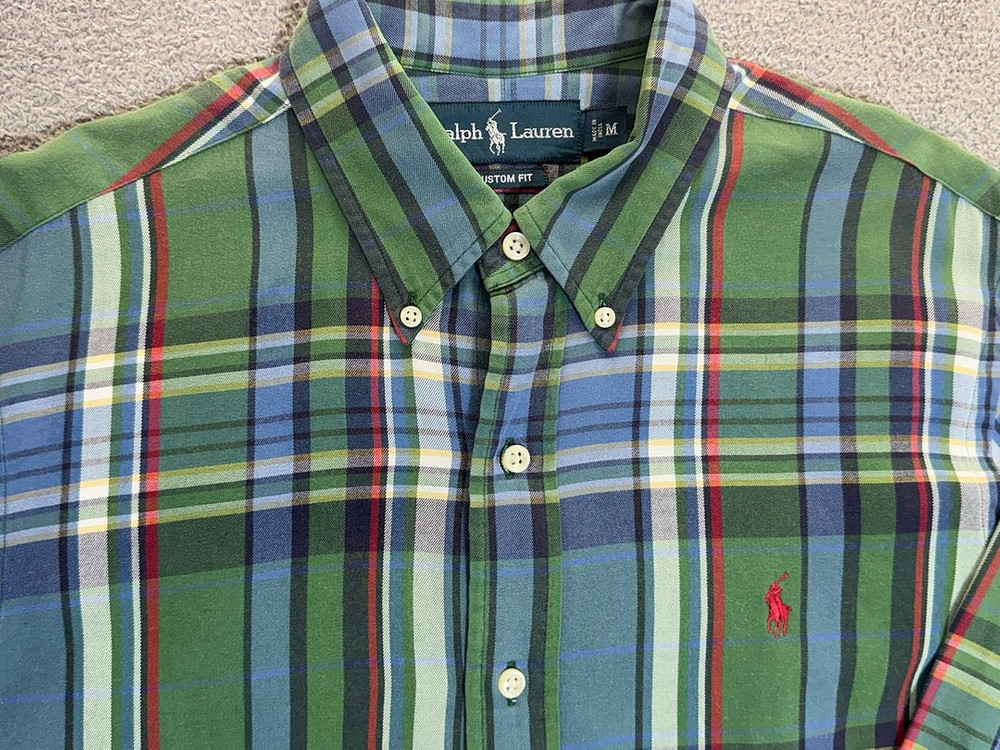 M 100 polo 폴로 랄프로렌 블랙 윈드브레이커 바람막이 자켓 / 폴로 체크 셔츠--9