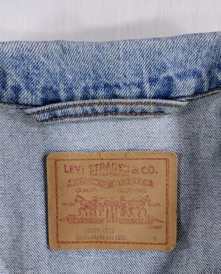 90년대 리바이스 75525-0412 오버핏 데님자켓 L--16