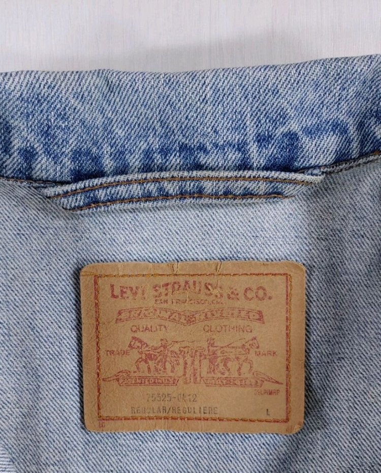 90년대 리바이스 75525-0412 오버핏 데님자켓 L--9