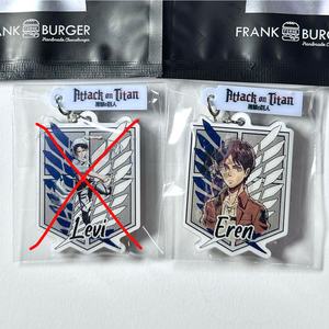 진격의거인 프랭크 키링 히든 리바이 에렌 시크릿 렌티큘러 한정판 굿즈 프랭크버거 청소 조사병단