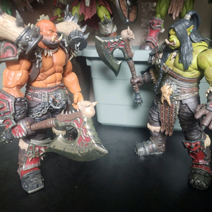 스타스튜디오 워크래프트 오크 2개세트 팝니다. 1/12액션피규어 이미지