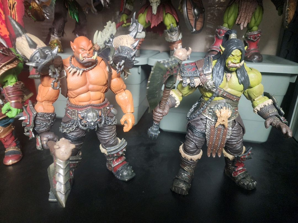 스타스튜디오 워크래프트 오크 2개세트 팝니다. 1/12액션피규어 이미지