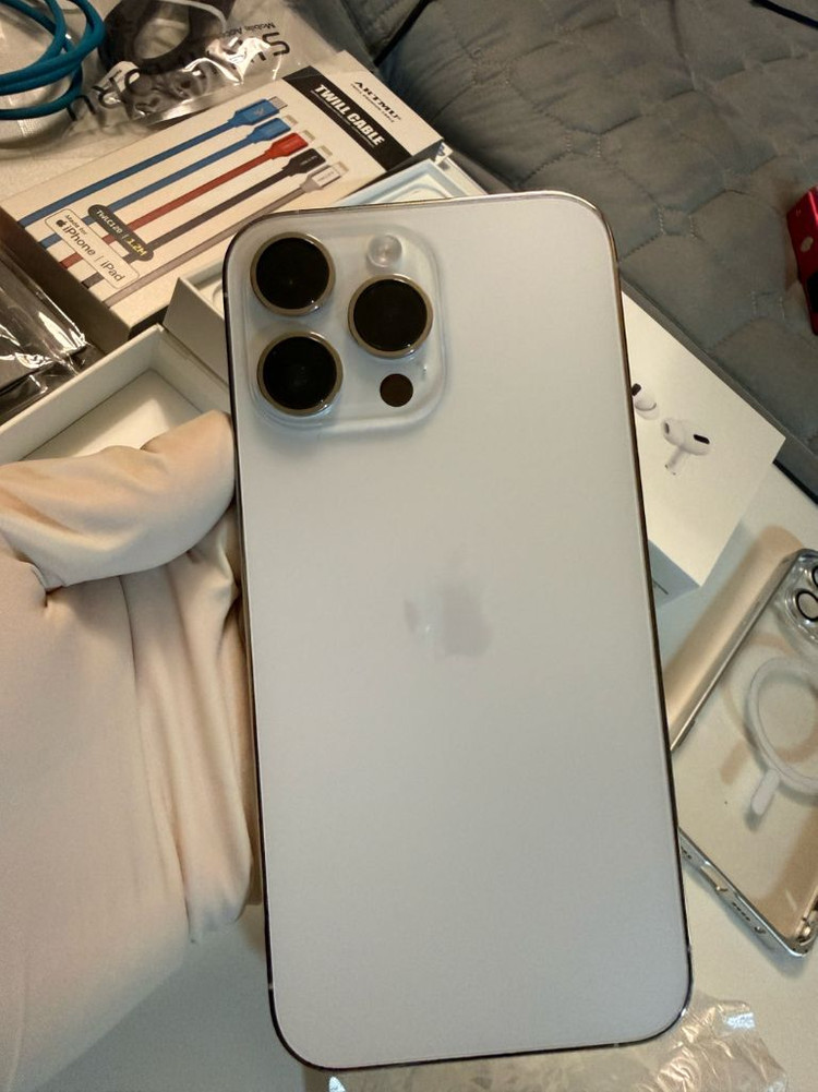 아이폰 14프로 맥스 256GB 화이트 s급+ 에어팟프로1세대 드림--5