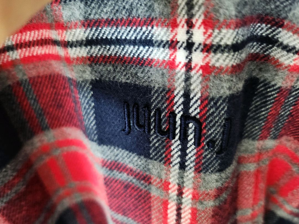 미사용새상품 24fw 준지 레드 체크셔츠 48사이즈 팝니다.--3