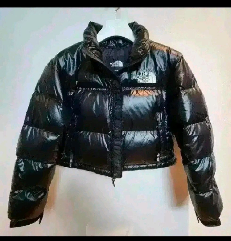 노스페이스 여성 눕시 구스다운 패딩 숏자켓 90M사이즈 새제품--3