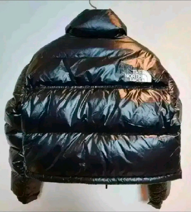 노스페이스 여성 눕시 구스다운 패딩 숏자켓 90M사이즈 새제품--6