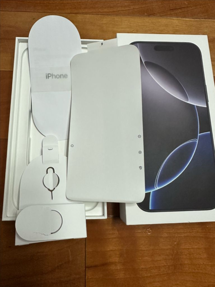 아이폰박스 아이폰16프로맥스 블랙티타늄 256기가 빈박스--0