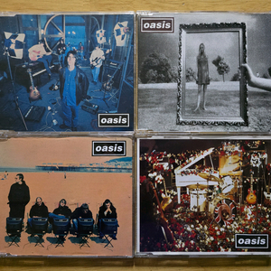 CD 음반 oasis 오아시스 싱글 초판 4장