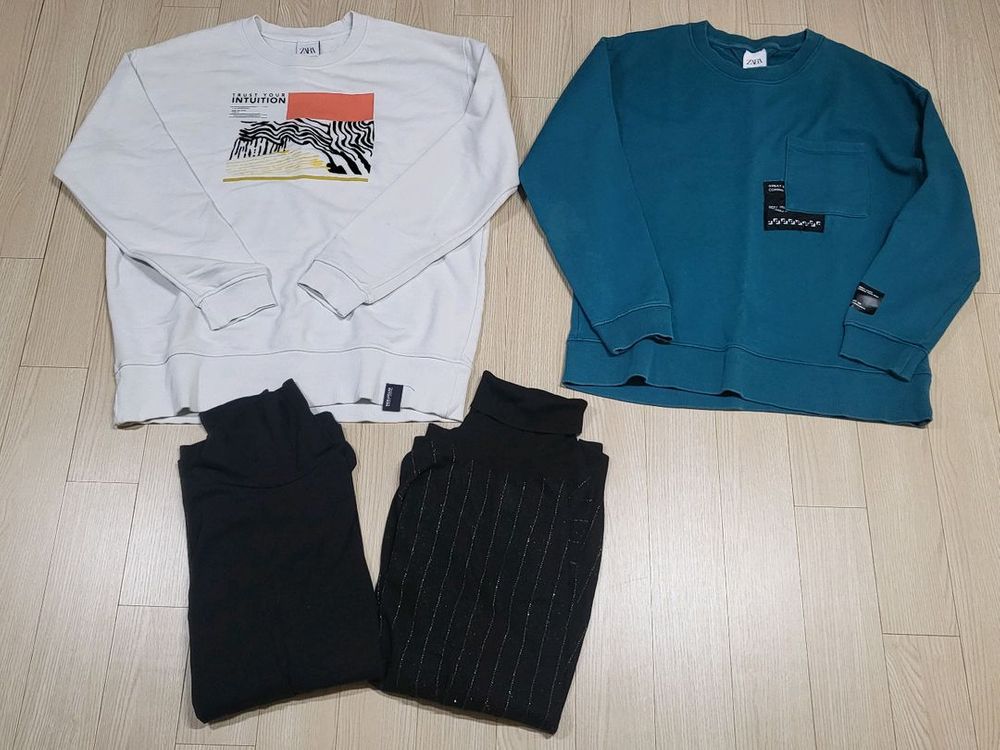 zara 자라맨 맨투맨 니트 일괄--1