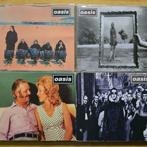 CD 음반 oasis 오아시스 싱글 초판 4장