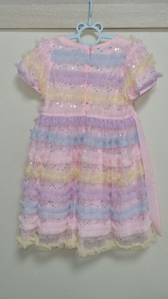 프렌치캣 무지개 프릴 드레스 원피스 130 이미지