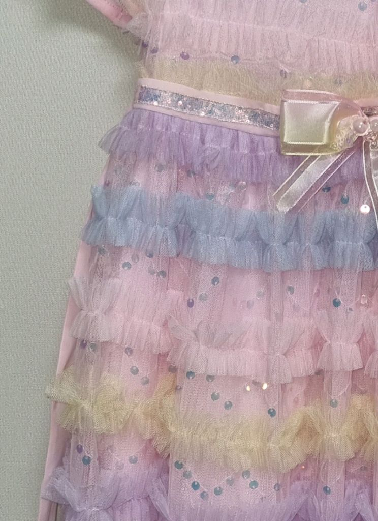 프렌치캣 무지개 프릴 드레스 원피스 130 이미지