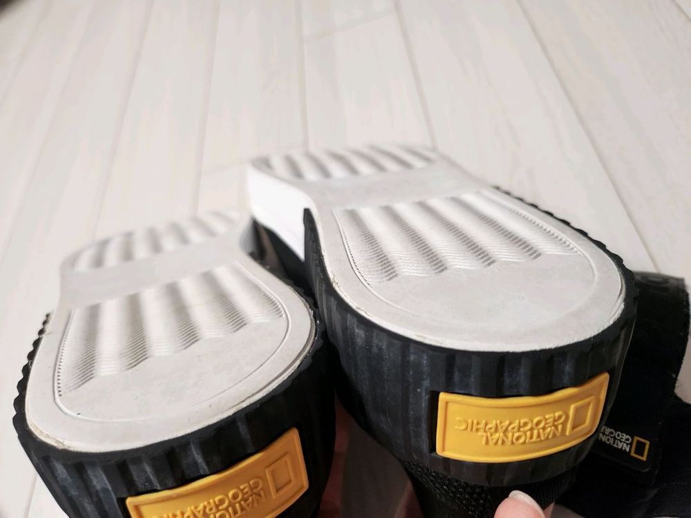 내셔널지오그래픽 N995AFW370 어반무드 니트 스니커즈 BLACK 사이즈260바닥 생활오염 외에 사진과 같이 새--7