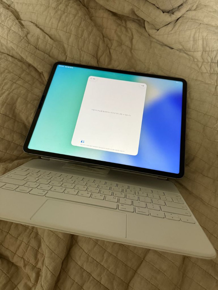 사연 있는 아이패드 프로 12.9인치 6세대(M2) 256GB 셀룰러 모델 부품용.--4