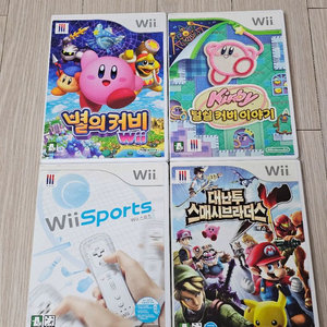 닌텐도 위 Wii 게임타이틀 CD 5종 일괄