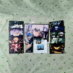 (일괄) 주술회전 고죠 사토루 핀뱃지 아크릴 챰 등