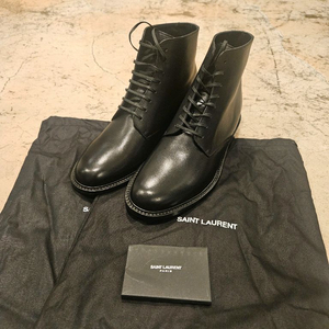 생로랑 아미 20 레이스업 남성 부트 미착용 새상품 사이즈 40