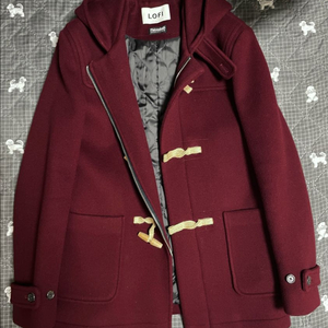 LOFI 로파이 더플코트 와인 버건디 L사이즈