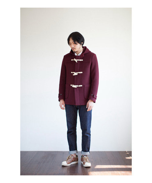 LOFI 로파이 더플코트 와인 버건디 L사이즈--5