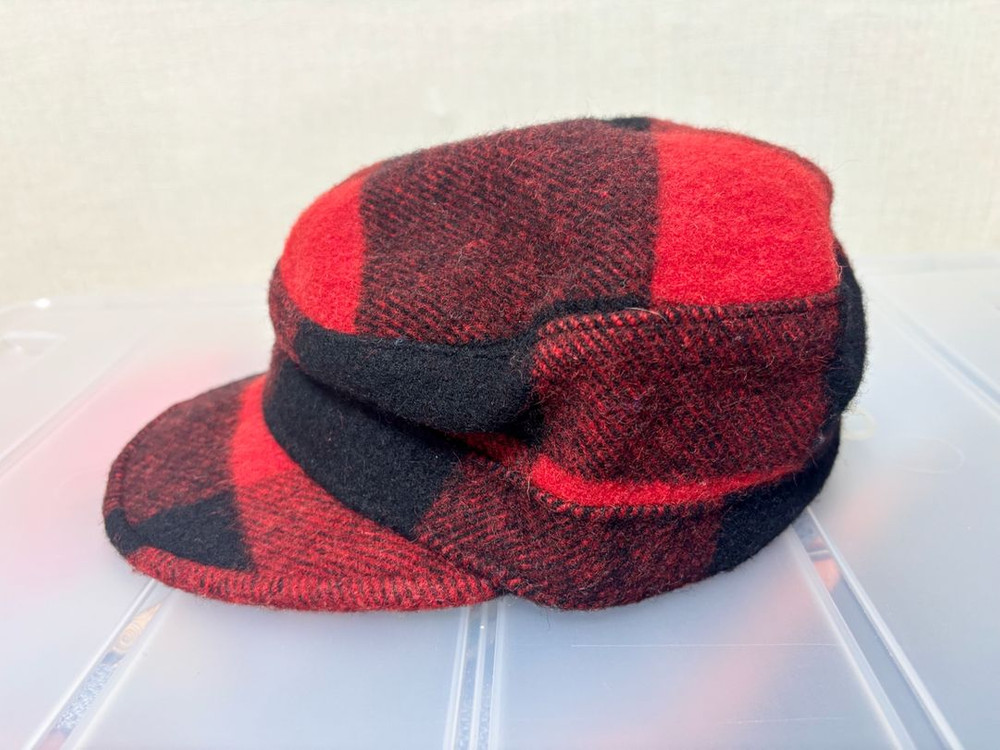 뉴욕햇 버팔로 체크 울 캡 햇 모자 미사용 미국산--2