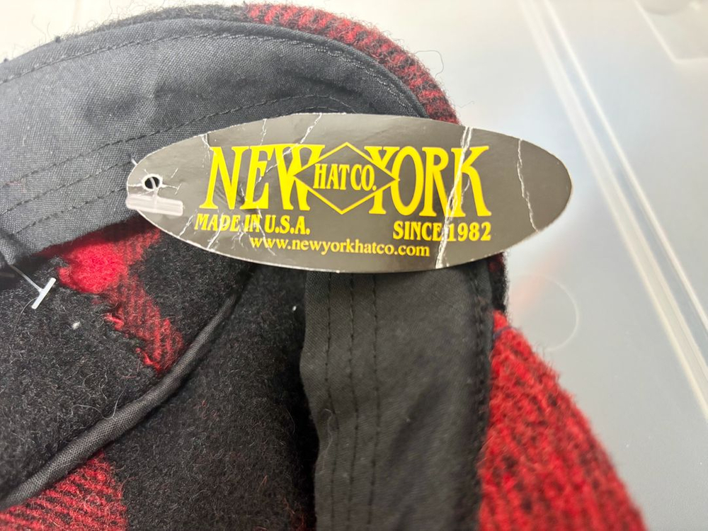 뉴욕햇 버팔로 체크 울 캡 햇 모자 미사용 미국산--6