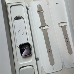 애플워치8스테인리스 45mm 실버 SSS급