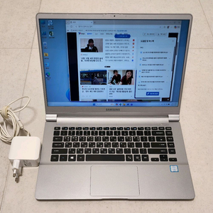 삼성 15인치 노트북 i7-7500U, RAM 8GB, SSD 512GB
