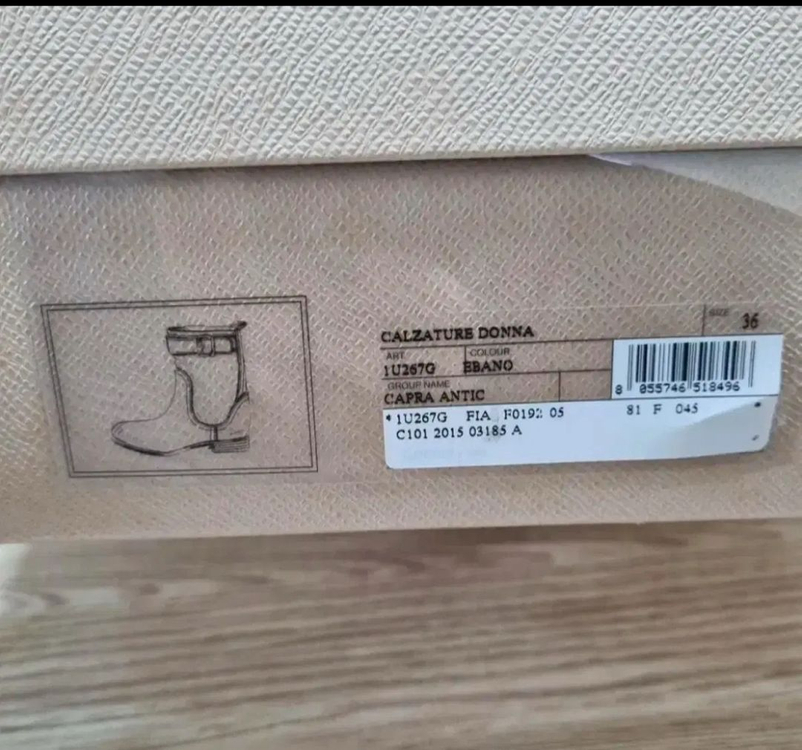 프라다 부츠 라이딩 라이더 부츠 36--6