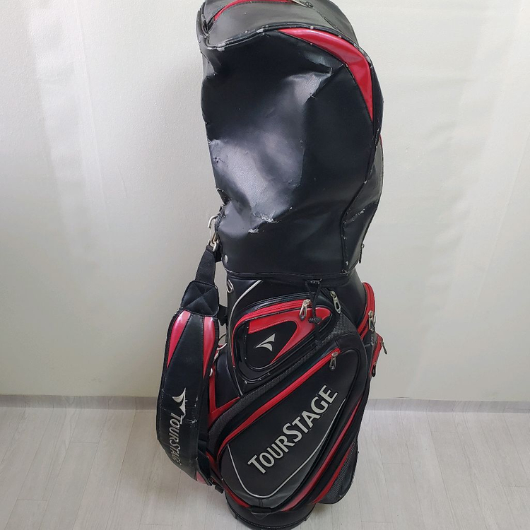 브리지스톤 투어스테이지 캐디백 블랙 골프백 골프가방 이미지
