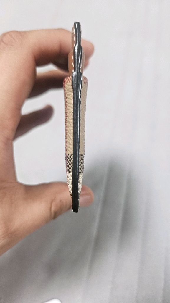 정품)버버리체크 패턴 카드지갑--3