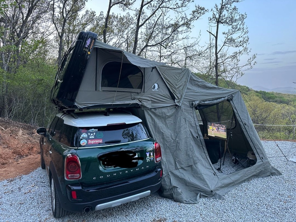아베나키 루프탑텐트 3 4인용 어닝 어넥스포함 - 안심되는 중고거래