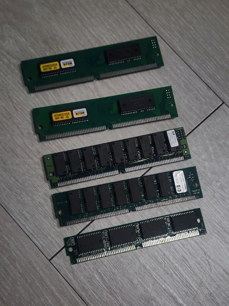 90년대 레트로 PC 부품 72핀/30핀 SIMM 램 일괄 (올드맥용 포함) - 안심되는 중고거래